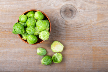 brussels sprouts place for text