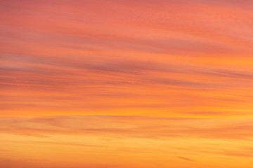 beautiful colors of evening sky