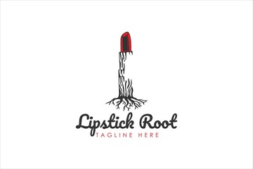 Lipstick logo template