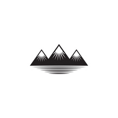 Mountain logo design inspiration vector template