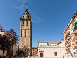 Fototapeta premium Streets and buildings of the historic center of the city of Talavera, province of Toledo, Spain.