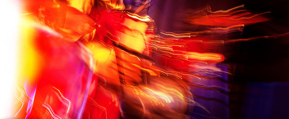 Abstract drummer concert.