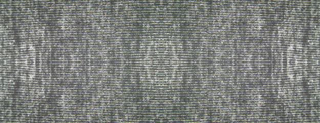 Grey cloth background. Textured gray fabric. Empty grunge poster 