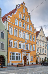 Neustadt street in Landshut, Germany