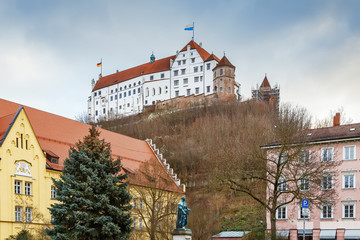 Fototapeta na wymiar Trausnitz Castle, Landshut, Germany