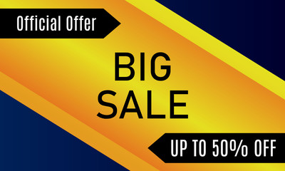 Fototapeta premium big sale banner 