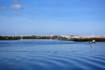 lagune de Faro, Portugal