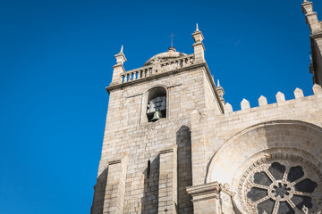 Fototapeta premium architectural detail of the Porto Cathedral, Portugal