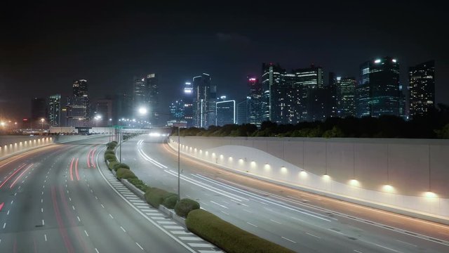 Timelapse of Singapore City and MCE highway shot on raw photos (7360 &times; 4912)