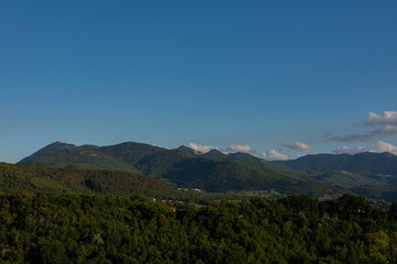 Molise, Italy.  Spectacular summer panorama.