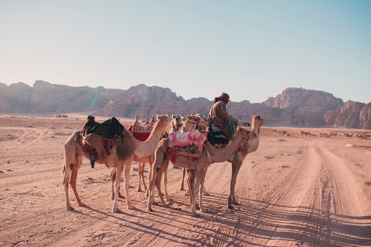Jordanian desert Wadi Rum