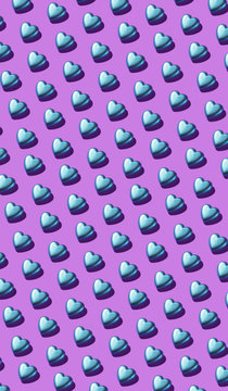 Hearts pattern