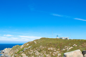 Fototapeta na wymiar Lighthouse in the horizon
