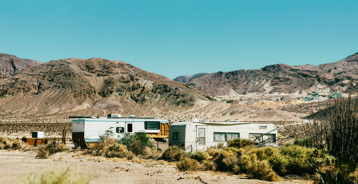 Trailer Homes in California Desert