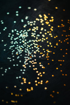 Golden spark background