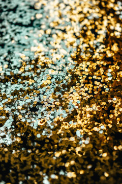 Golden spark background