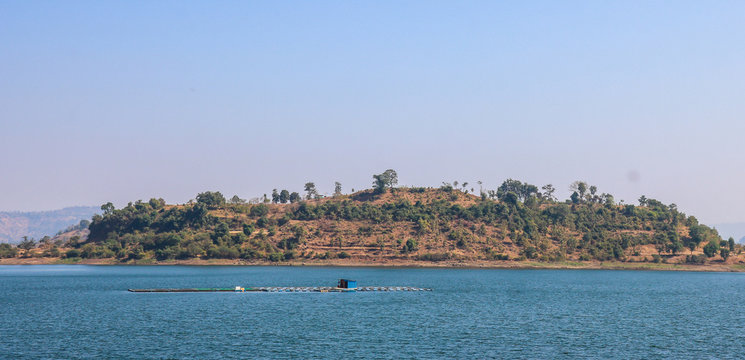Panoramic view of dudhani lake