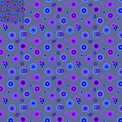 Abstract background of 3d and flat and concentric circles. Seamless repeat pattern - vector. Just drag the square in the upper left corner to your swatch panel.
