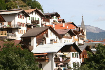 Fototapeta na wymiar Stilfs im Vinschgau