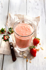 Strawberry milkshake