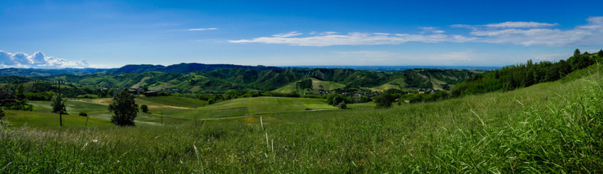 Italian landscape in the Emilia-Romagna region, Italy