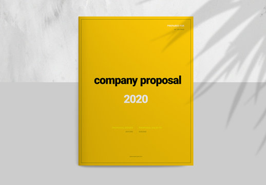 Yellow Proposal Layout