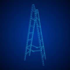 Step ladder wireframe