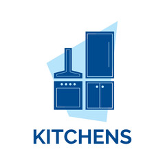 Vector logo of kitchen furniture, kitchen production