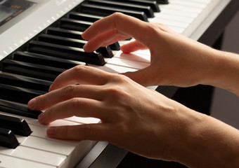 Piano playing 