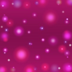 Pink abstract background with colorful light shiny star blurred
