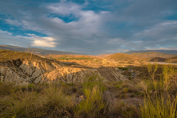 Obraz premium mountainous landscape of the Alpujarra (Spain)