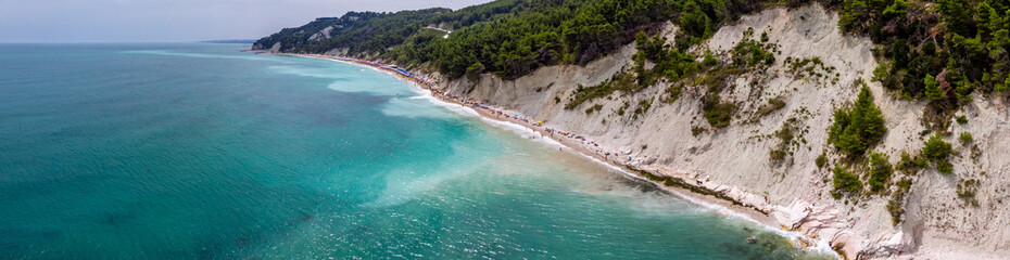 panorama of a seashore