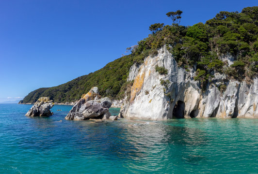 view of Abel Tasman National park, New Zealand