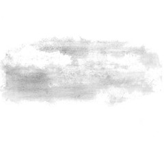 Gray clouds on a white background.Color watercolor spot.