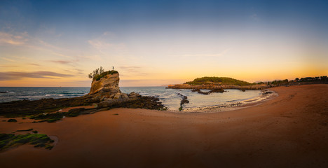 Sardinero Beach in Santander. Spain