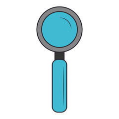 search magnifying glass isolated icon