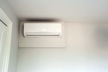 Air conditioner in the room blowing cold air