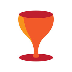 glasses on white background