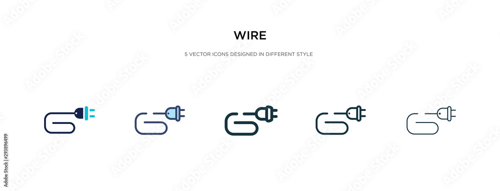 Poster wire icon in different style vector illustration. two colored and black wire vector icons designed i