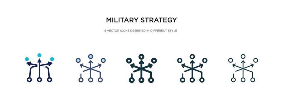 military strategy sketch icon in different style vector illustration. two colored and black military strategy sketch vector icons designed in filled, outline, line and stroke style can be used for