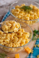 a bowl of mac and cheese