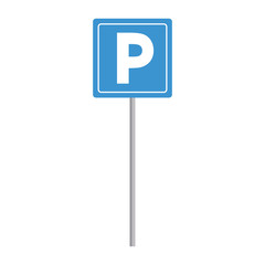 parking sign icon