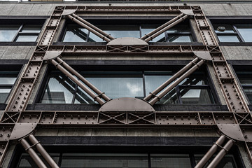 ビルの鉄骨