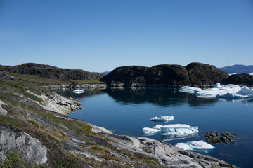 Fototapeta na wymiar Ice on Greenland