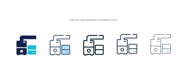   icon in different style vector illustration. two colored and black  vector icons designed in filled, outline, line and stroke style can be used for web, mobile,