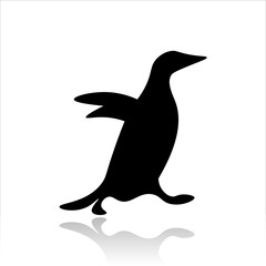 Fototapeta premium Penguin icon vector design. Penguin illustration