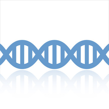 DNA molecule icon vector design.
