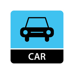 Car icon for web and mobile