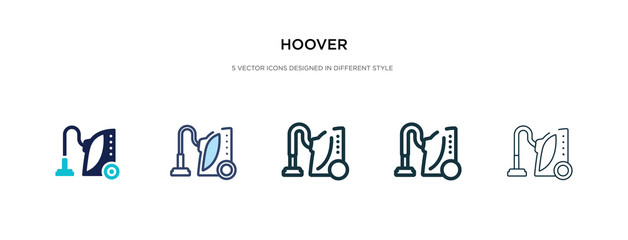 hoover icon in different style vector illustration. two colored and black hoover vector icons designed in filled, outline, line and stroke style can be used for web, mobile, ui