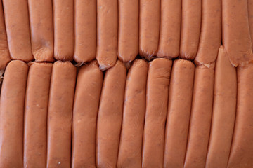 Uncooked pork and beef breakfast sausage